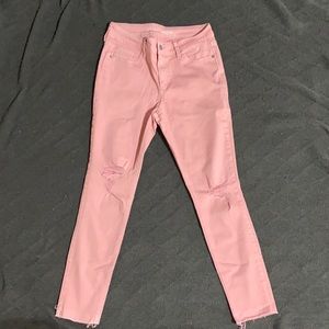 Old Navy Pink Rockstar Jeans